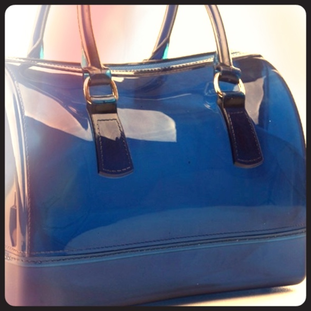 Back in Stock! Candy Blue Jelly Bag